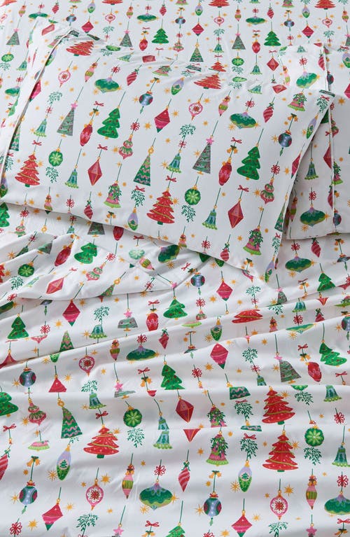 Woven & Weft Plaid Print Microfiber Sheet Set