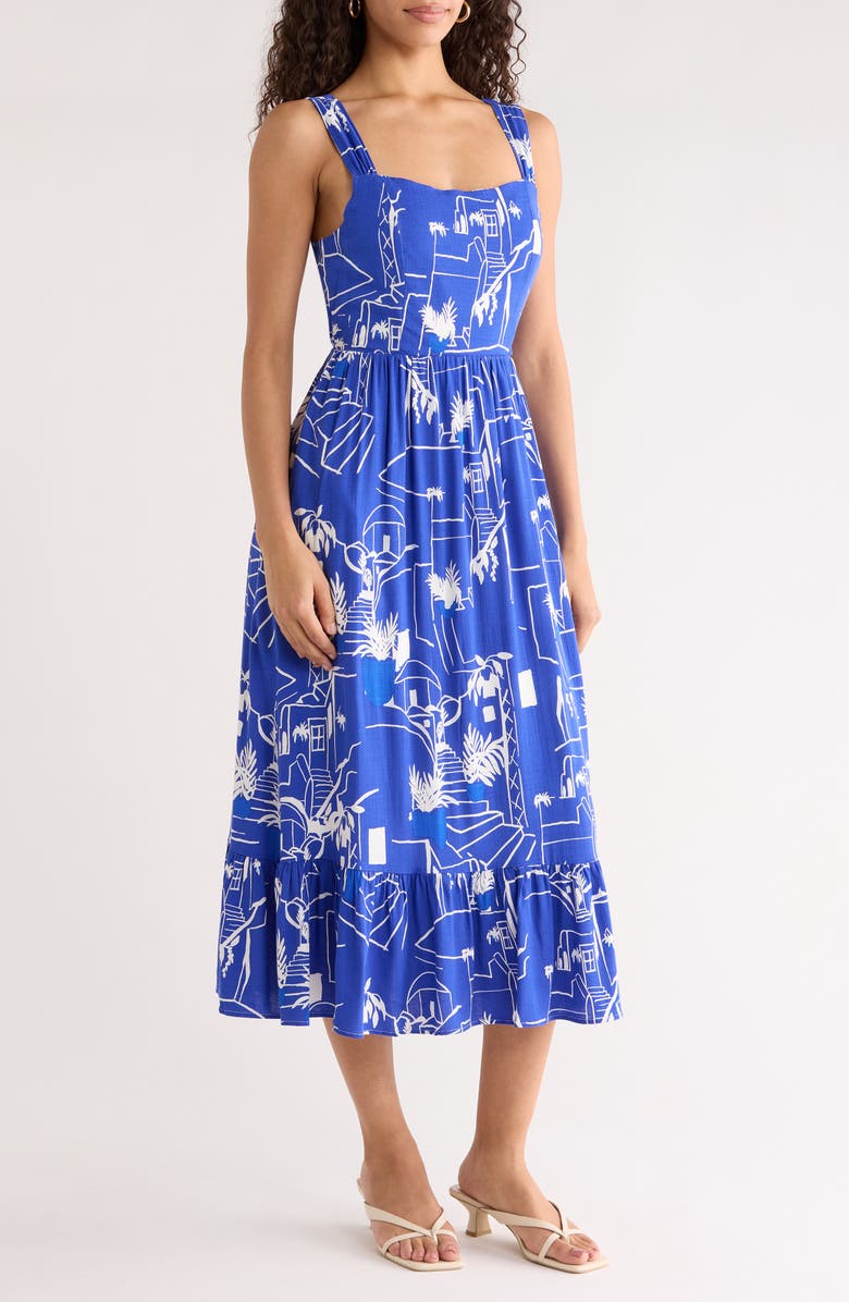 SUGARLIPS Mims Town Sunnyvale Maxi Dress, Alternate, color, 