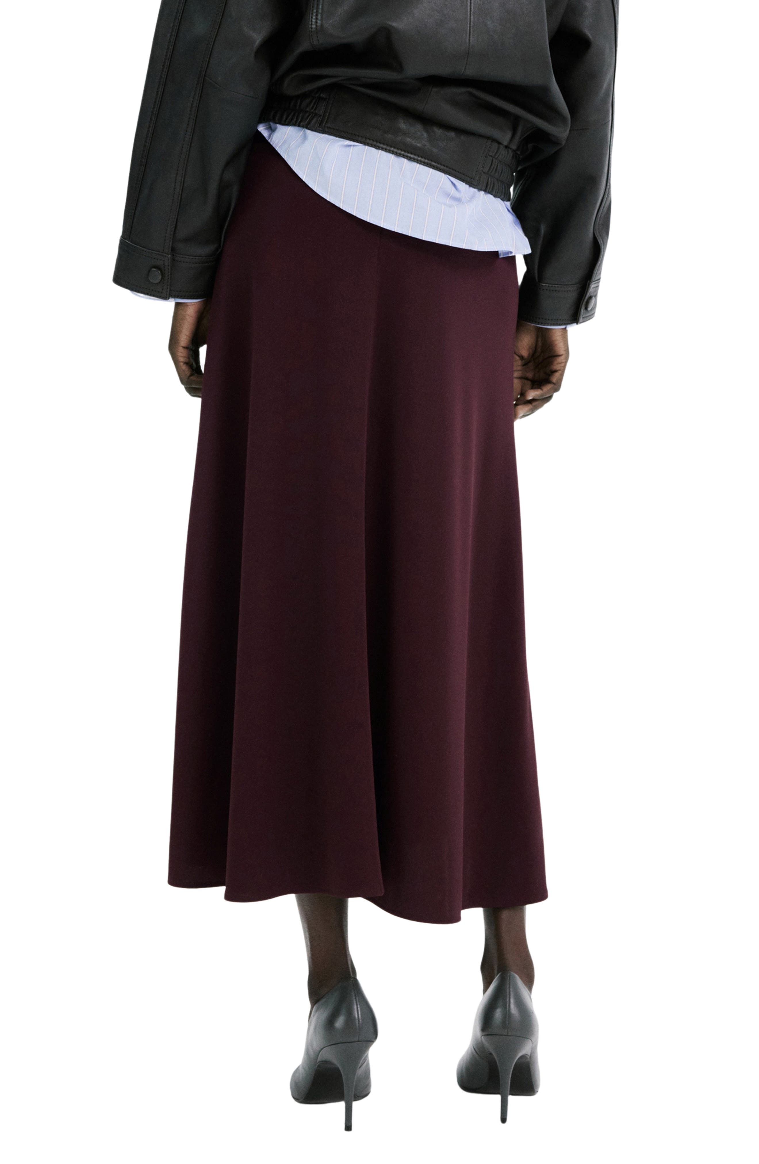 Fine Knit Midi Skirt - image 2