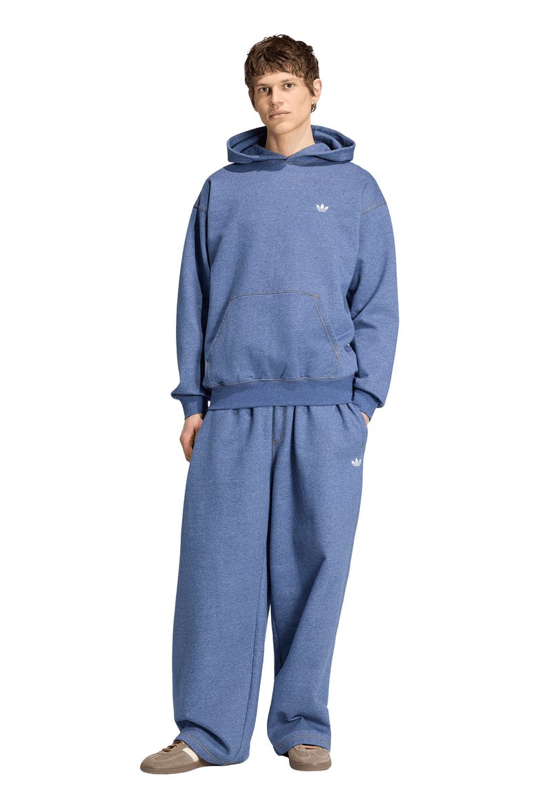 Essentials Loose Hoodie, Alternate, color, CREW BLUE MEL