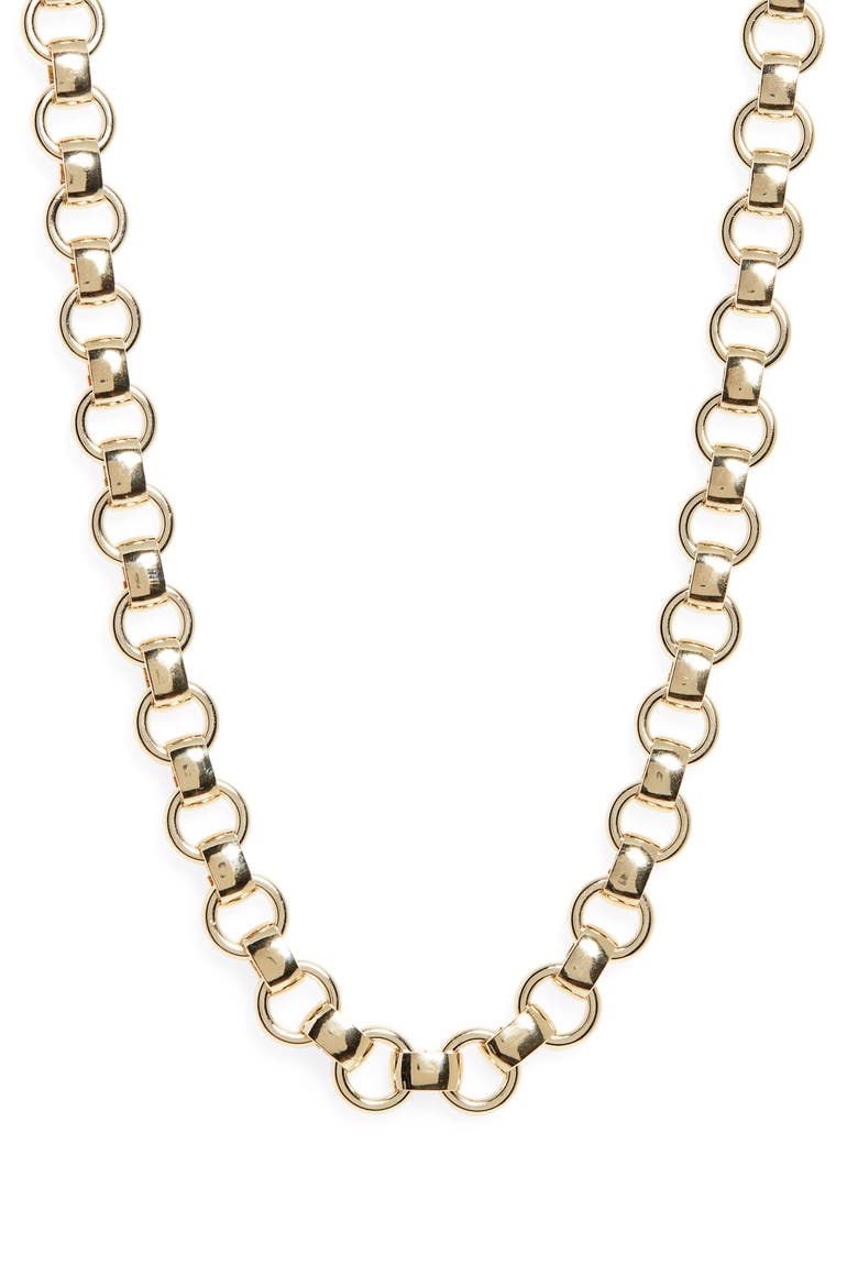 Franca Chain Necklace, Main, color, GOLD