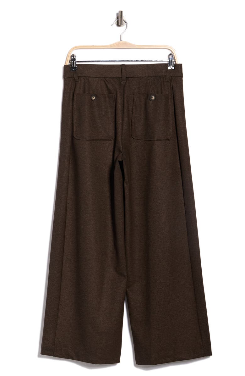 Democracy Ab Pleated Wide Leg Pants, Alternate, color, Cold Brew