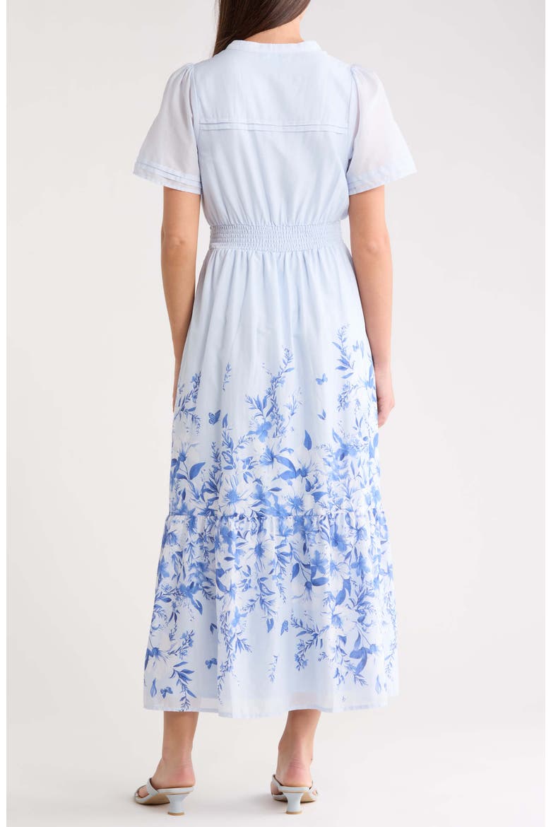 Fernie Field Janey Cotton Poplin Maxi Dress, Alternate, color, LIGHT BLUE