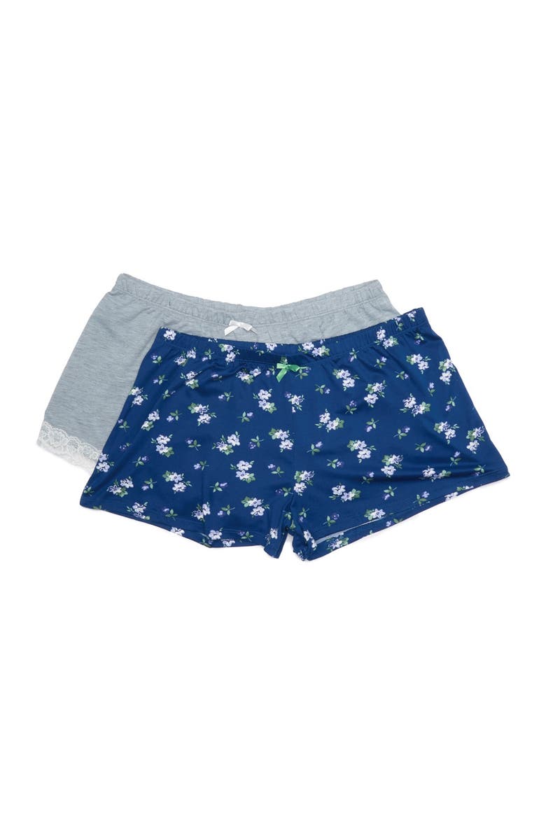 Flora By Flora Nikrooz Assorted Knit Shorts - Pack of 2, Main, color,