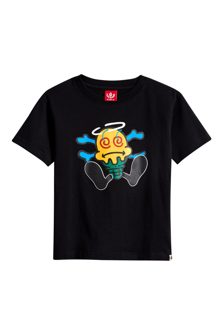 Kids' Dazed Graphic T-Shirt, Main, color, BLACK