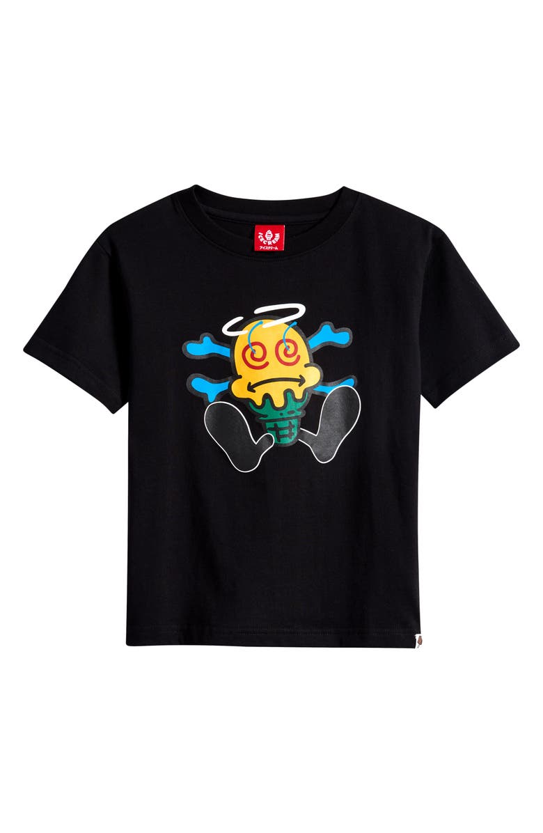 ICECREAM Kids' Dazed Graphic T-Shirt, Main, color, Black