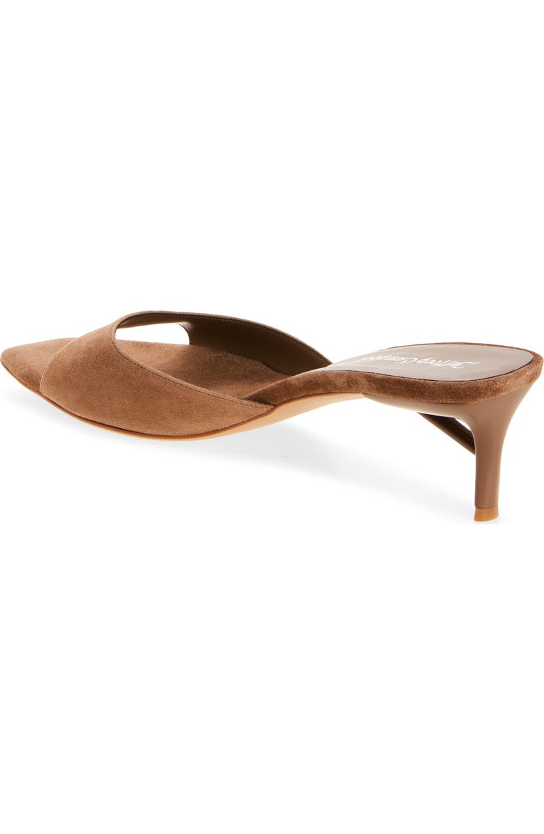 Jeffrey Campbell Cocoa Kitten Heel Slide Sandal, Alternate, color, Beige Suede