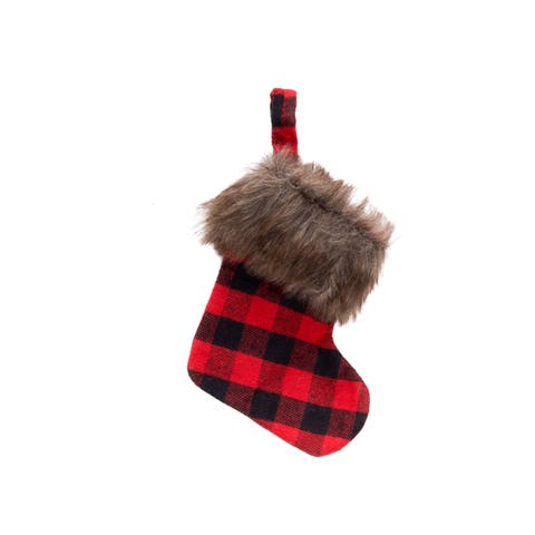 Buffalo Check Stocking Ornament