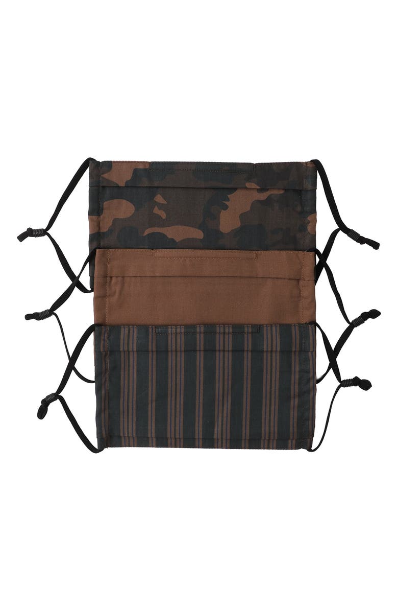 Frye 3-Pack Assorted Adult Face Masks, Main, color, 