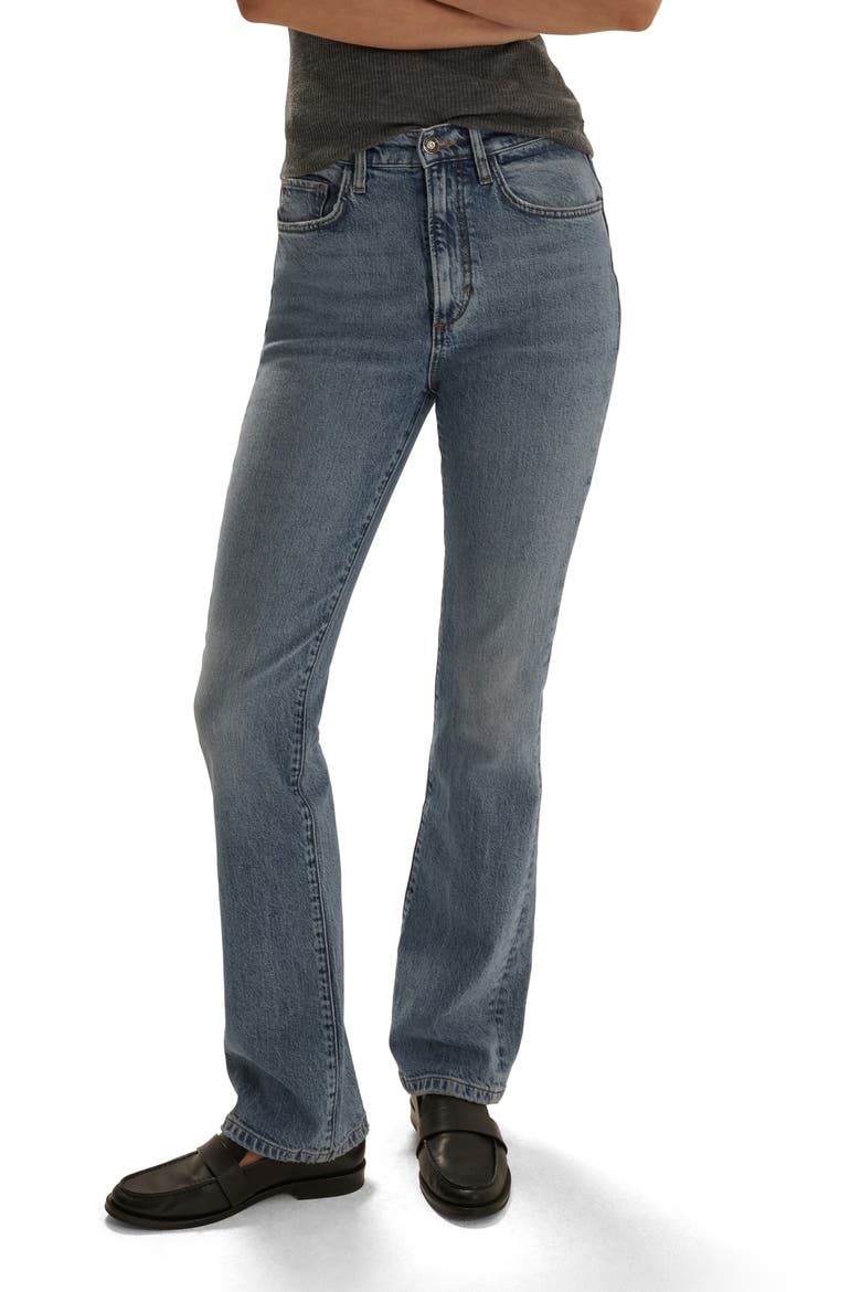 The Valentina High Waist Bootcut Jeans, Main, color, GENEVA