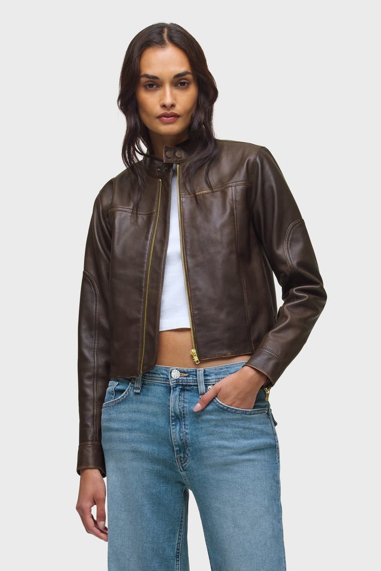 Moto Jacket, Main, color, Umber