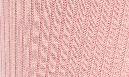 Nordstrom Casual Rib Crew Socks In Pink