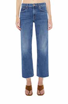 The Newbie High Waist Crop Straight Leg Jeans