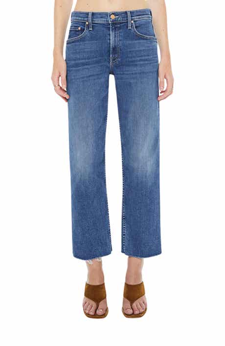 The Newbie High Waist Crop Straight Leg Jeans