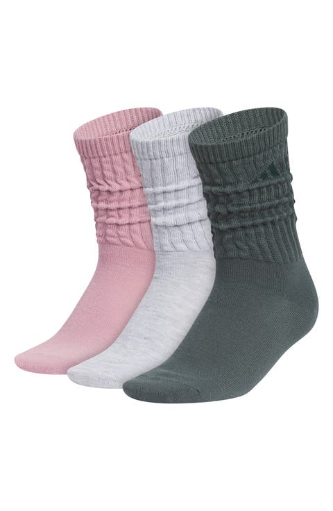 3-Pack Athletic Scrunch Socks