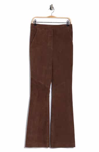Gracie High Waist Flare Leather Pants