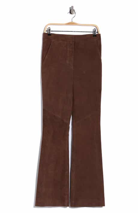Gracie High Waist Flare Leather Pants