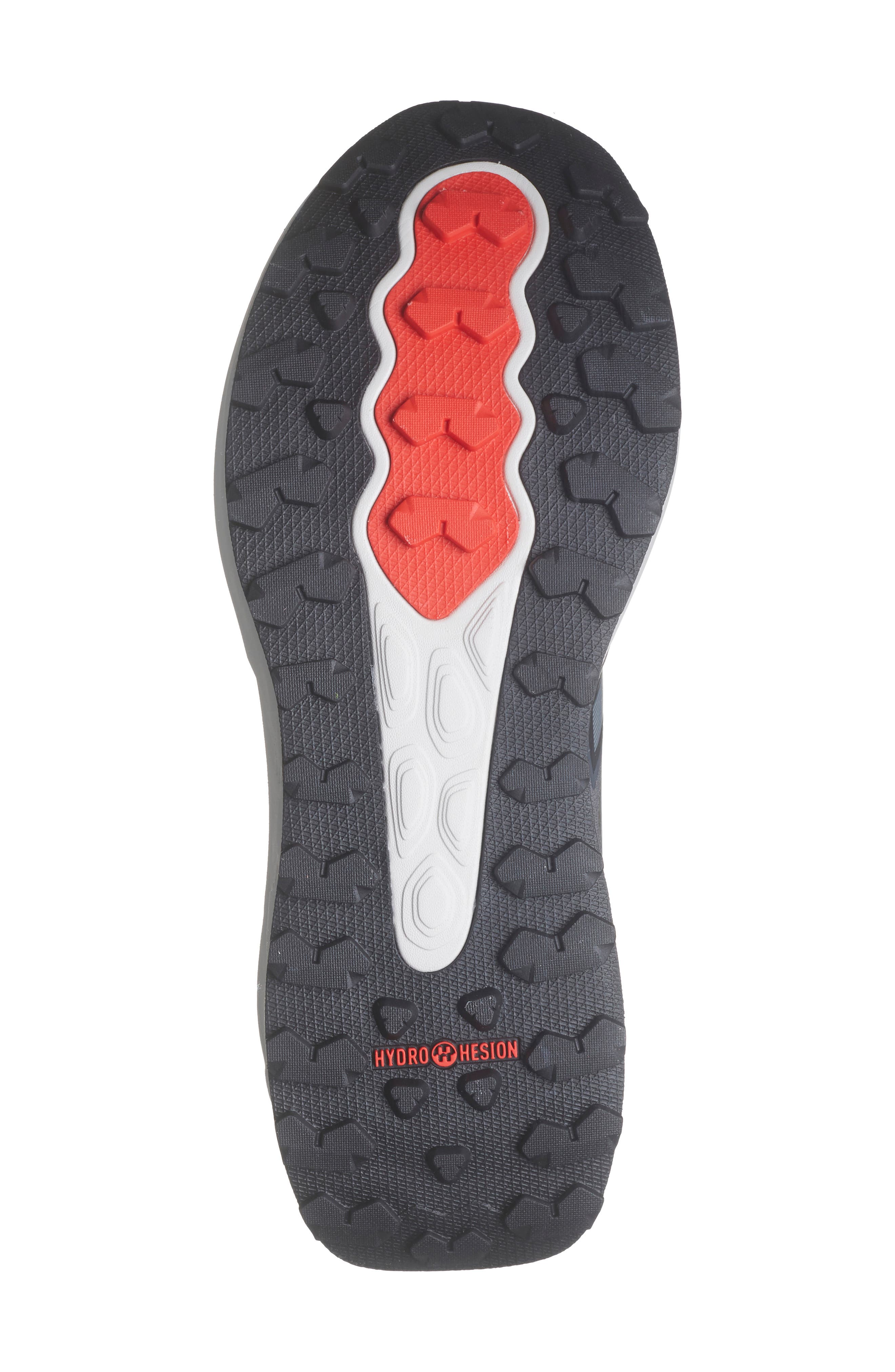 New Balance Fresh Foam Garo Trail Running Shoe, Alternate, color, Castlerock/ True Red