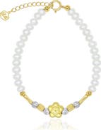 LA MENO Golden Cherry Blossom Bracelet