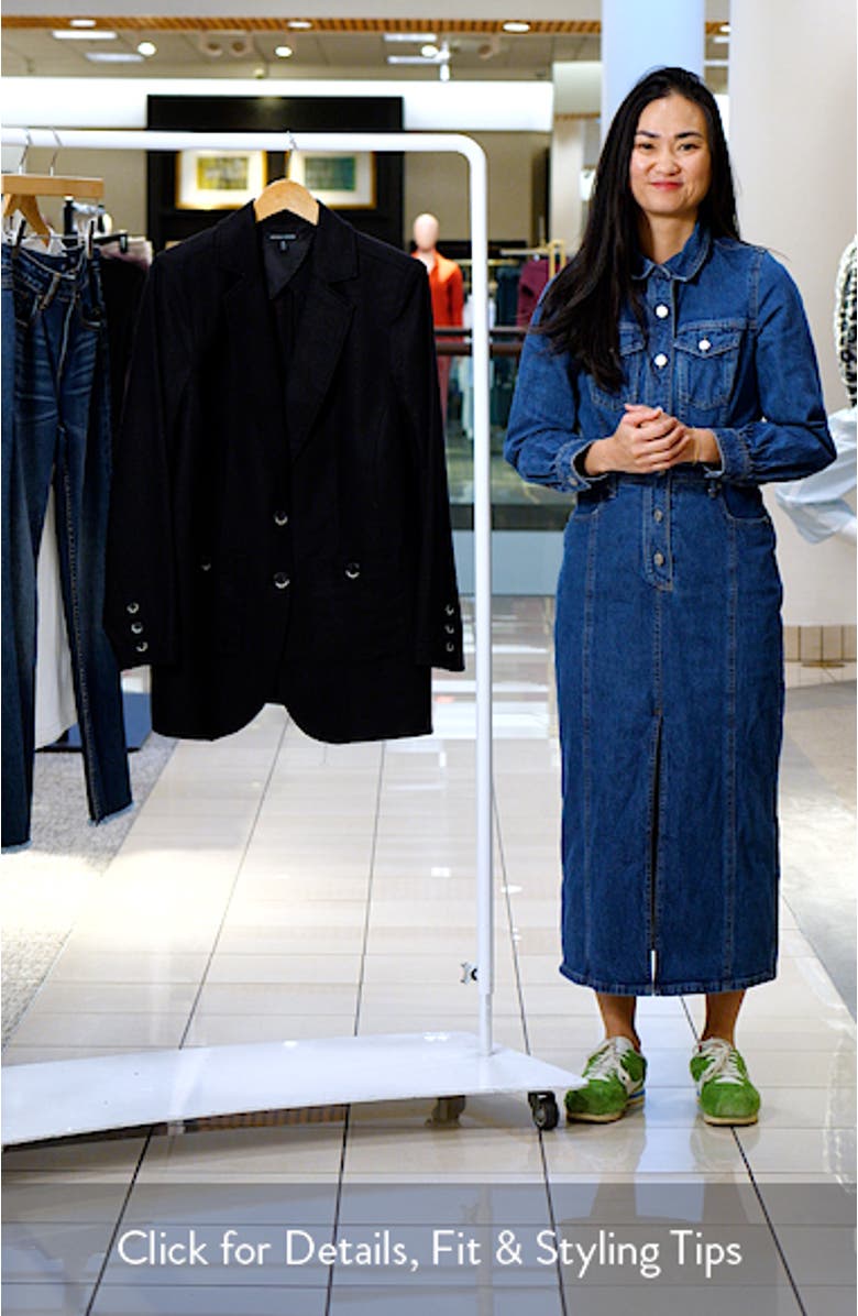 Coastal Linen Blend Blazer, sales video thumbnail