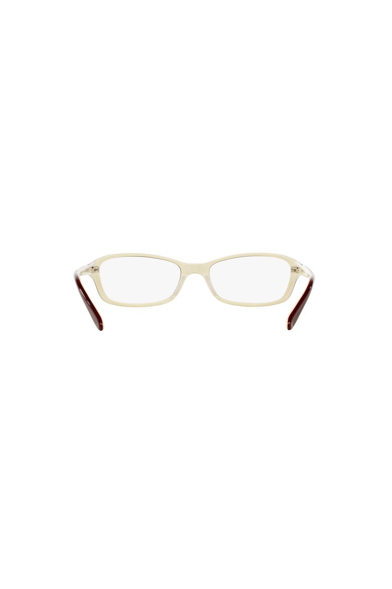 52mm Rectangle optical glasses, Alternate, color, Red