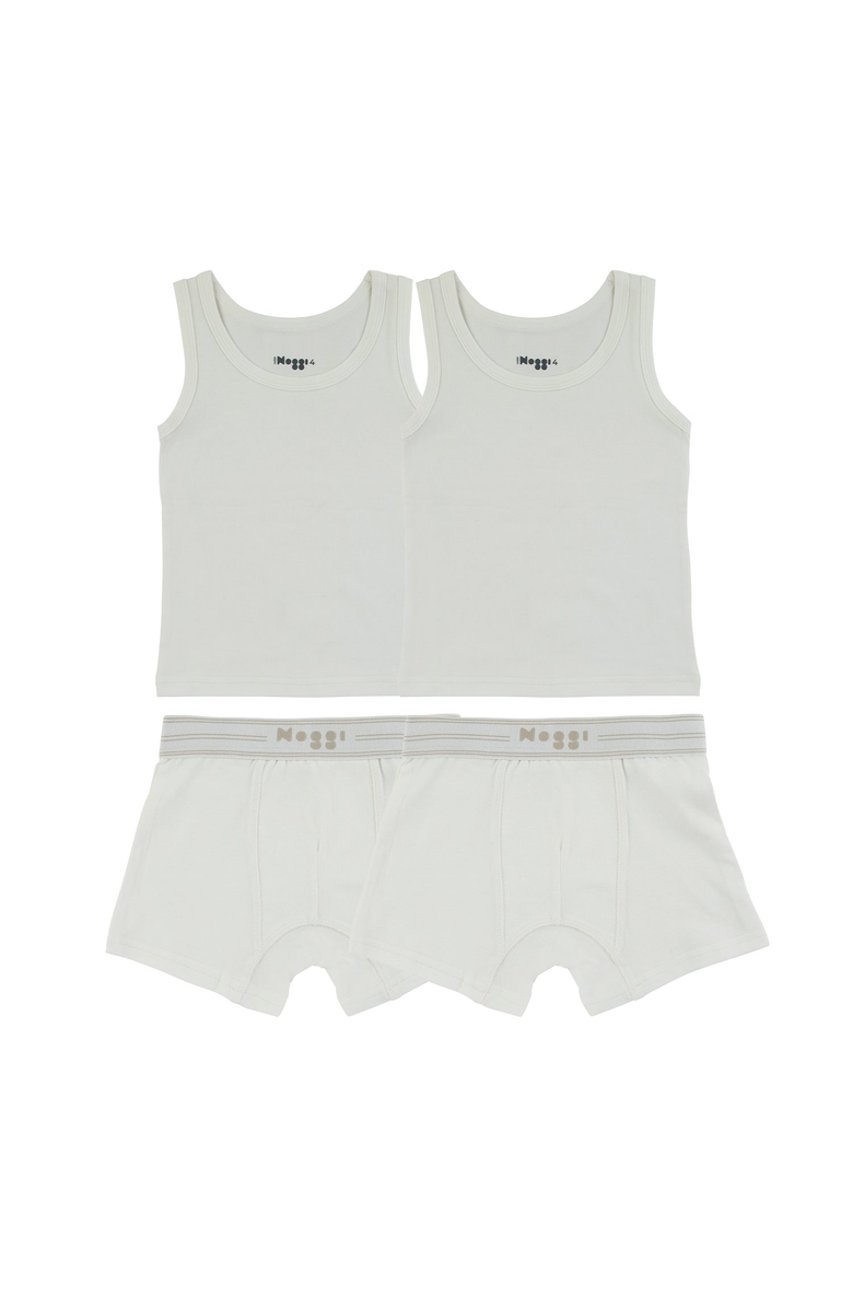 NoggiWear Logo Band for Boys, Main, color, White