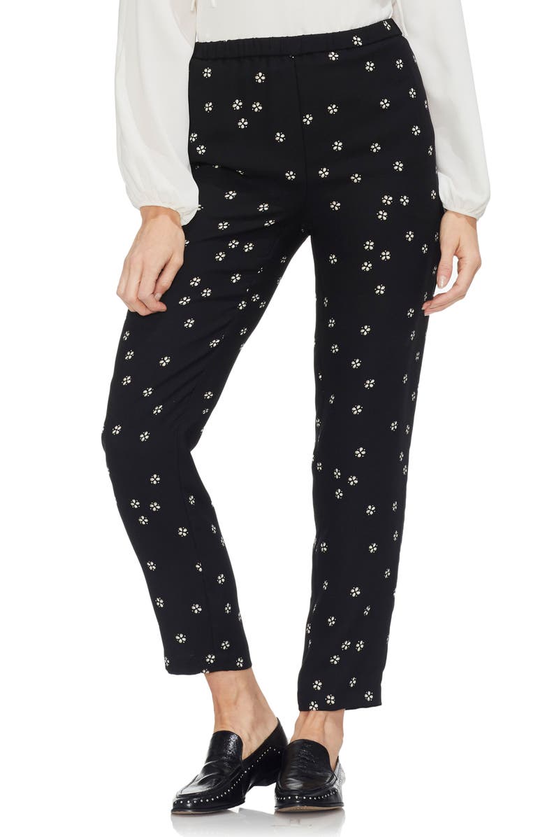 Vince Camuto Re-Set Ditsy Slim Leg Pants, Main, color, 