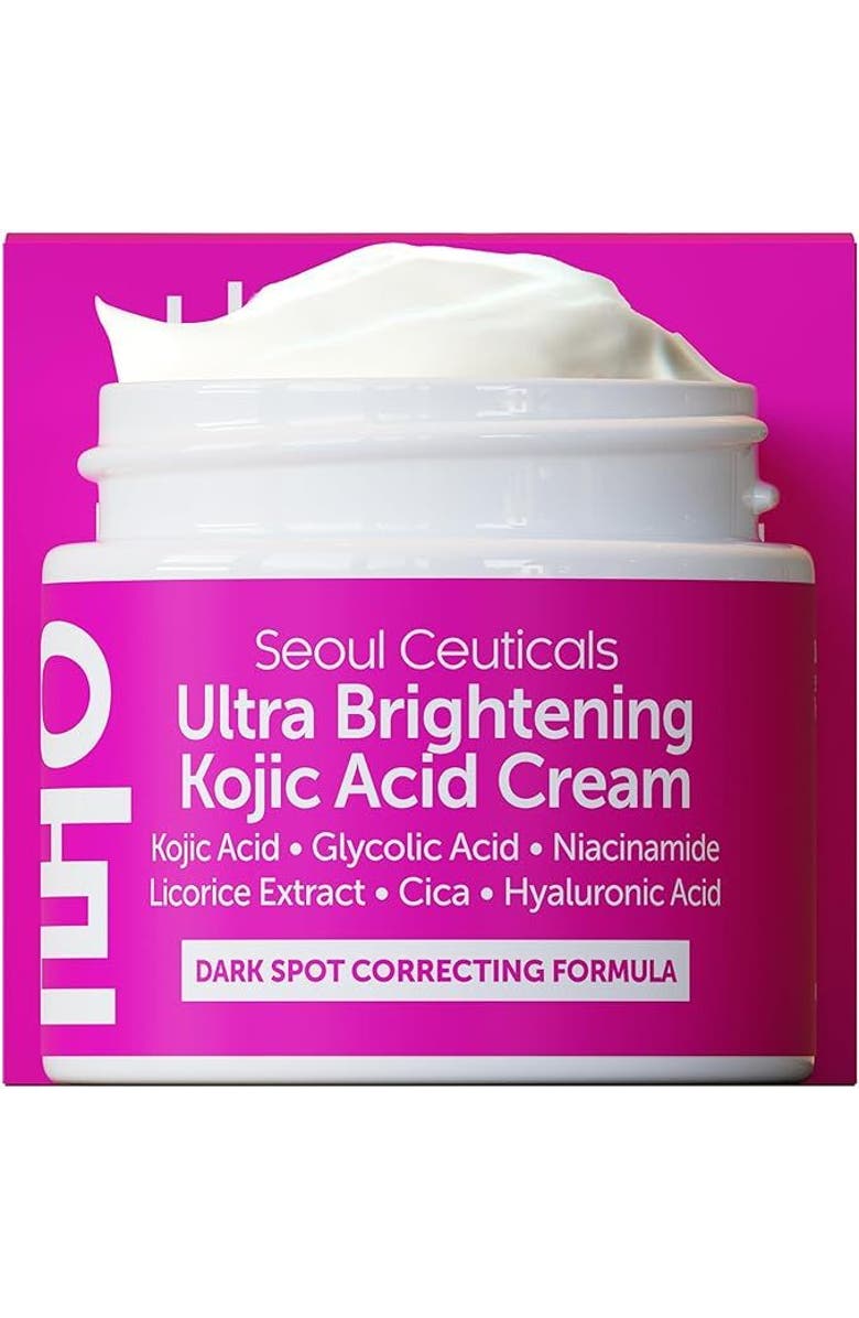 Seoul Ceuticals Korean Skincare Ultra Brightening Kojic Acid Cream, Main, color, Clear