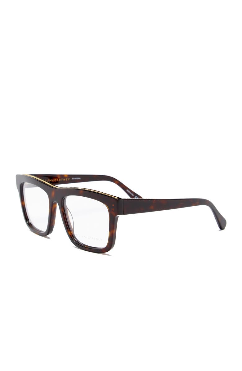Stella McCartney Square 52mm Optical Frames, Alternate, color,