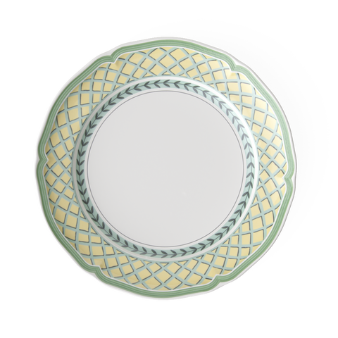 French Garden Orange Dinner Plate