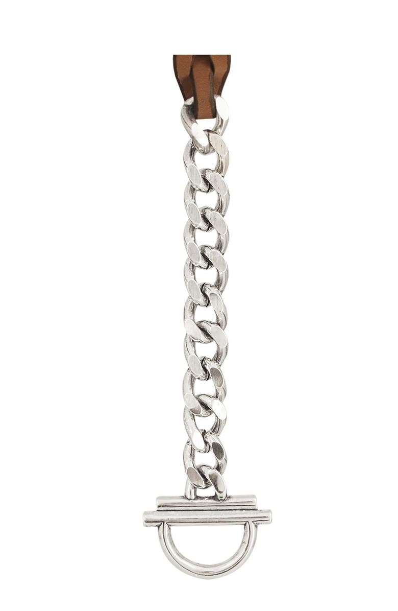 CXC Sunrise Chain Bracelet, Main, color, Silver
