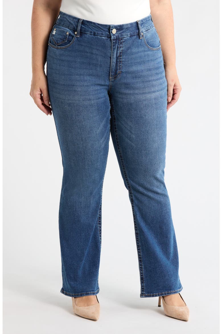 Tummyless Bootcut Jeans, Main, color, LONE WOLF