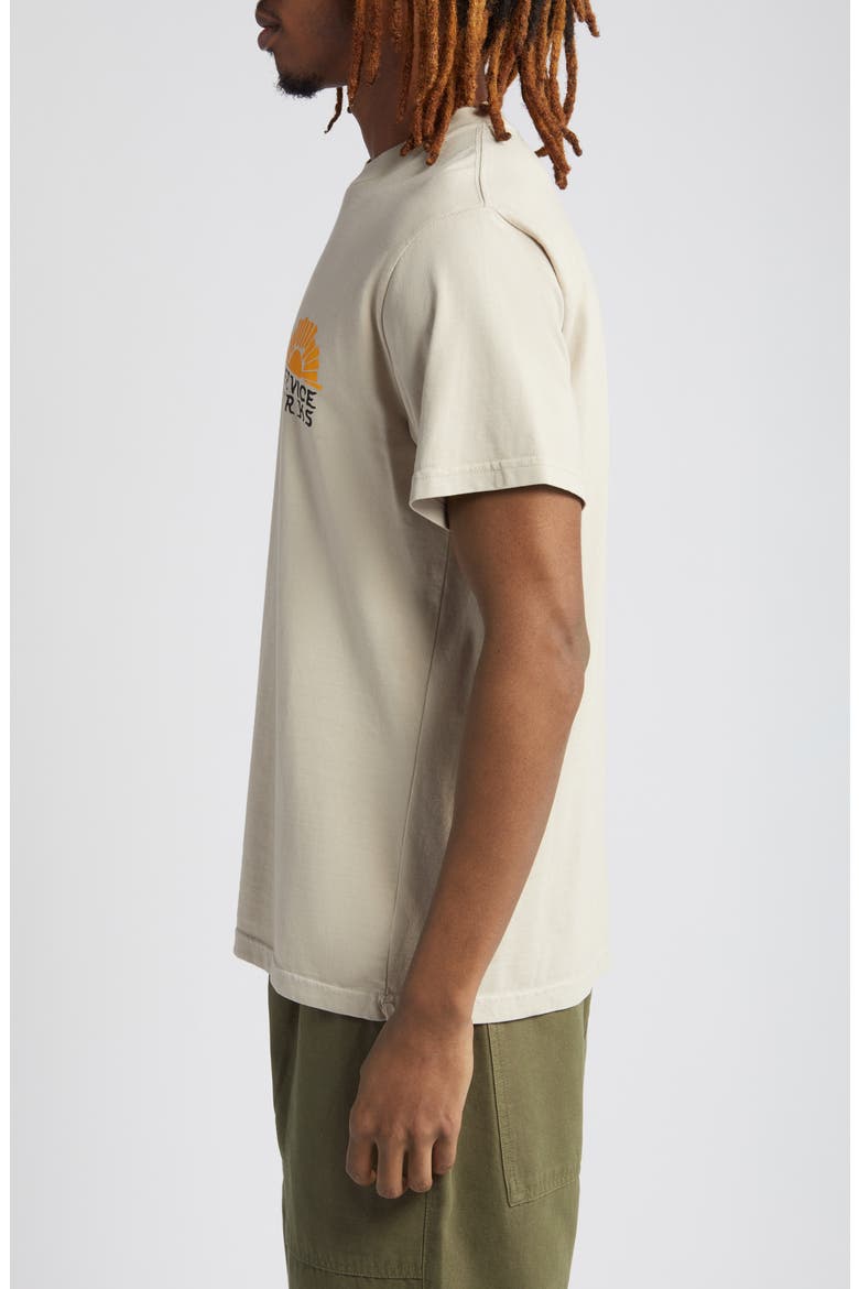 Sunny Side Up Organic Cotton Graphic T-Shirt, Alternate, color, STONE