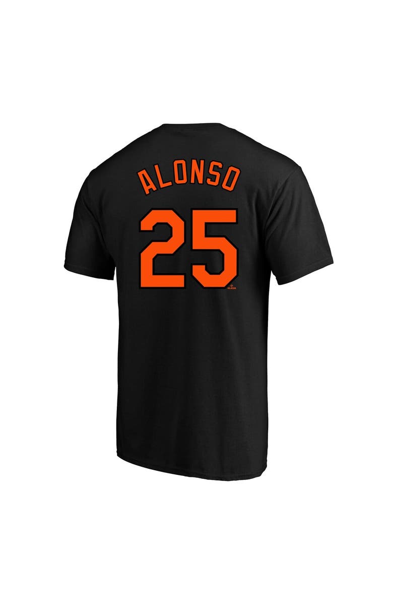 PROFILE Men's Profile Pete Alonso Black Baltimore Orioles Big & Tall Name & Number T-Shirt, Alternate, color, Black
