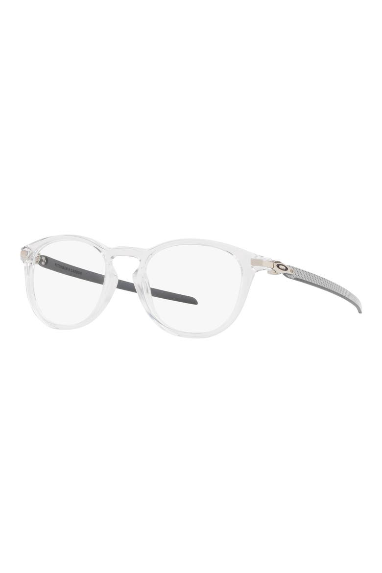 50mm Round Optical Glasses, Alternate, color, POLISHED CLEAR
