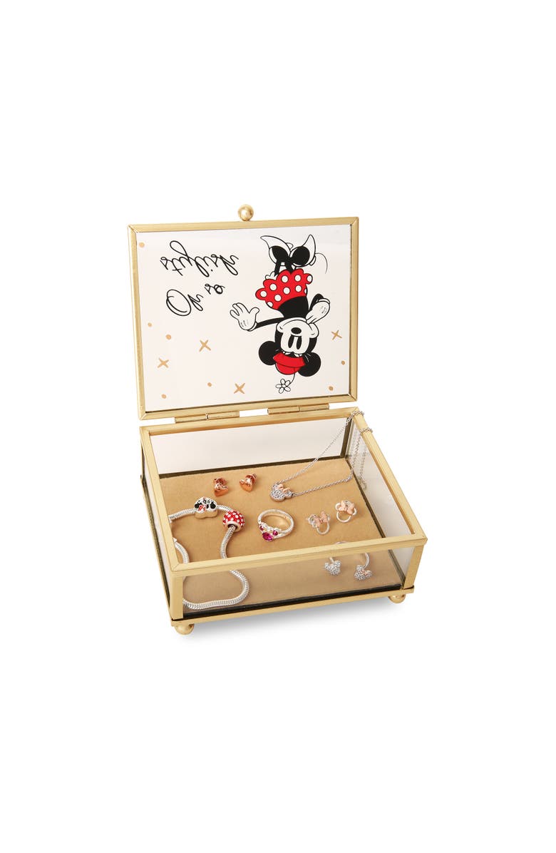 Disney "Oh So Stylish" Glass Box, Alternate, color, Gold, Clear