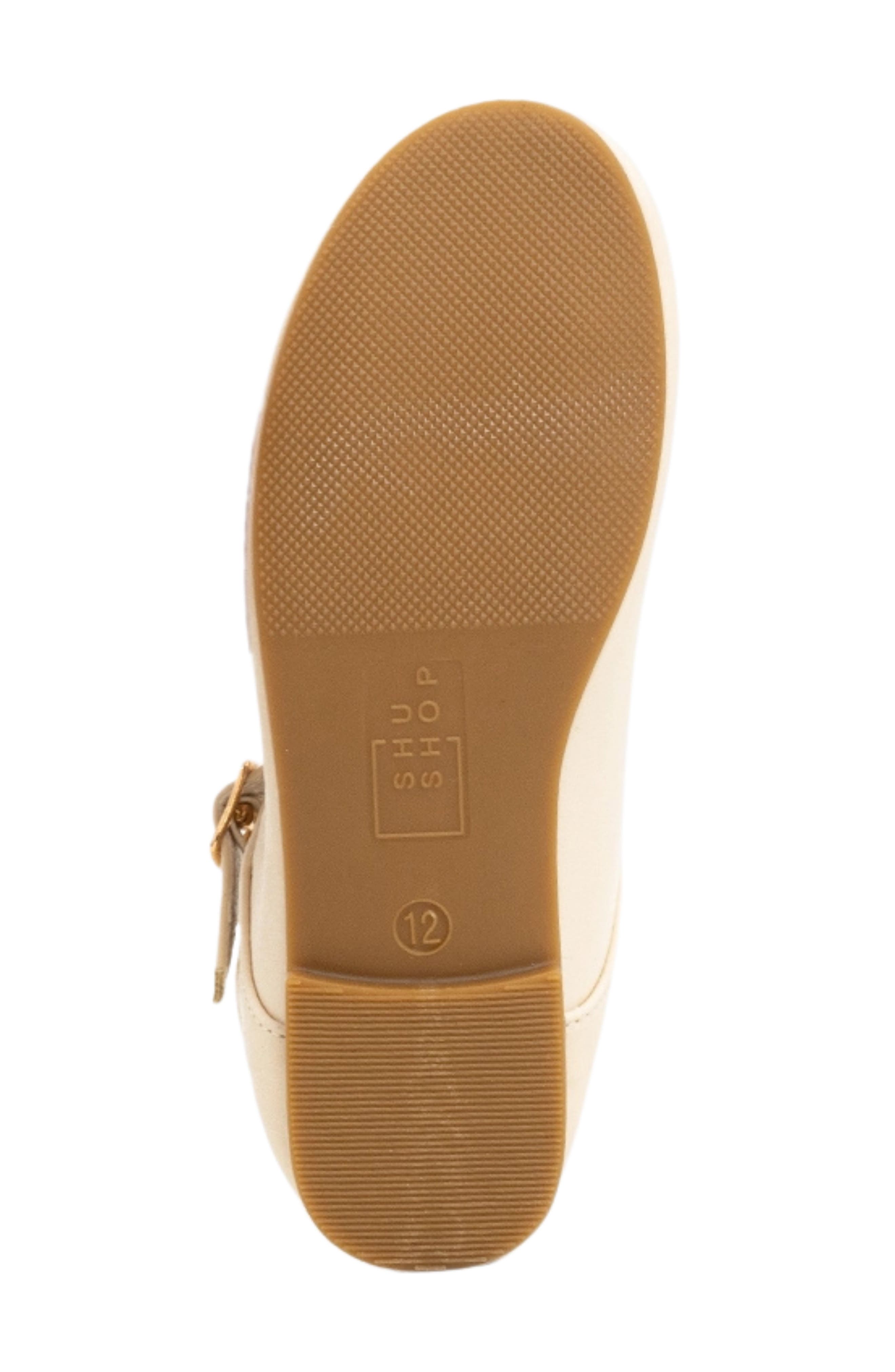Kids' Agatha Mini Faux Leather Mary Jane, Alternate, color, BONE