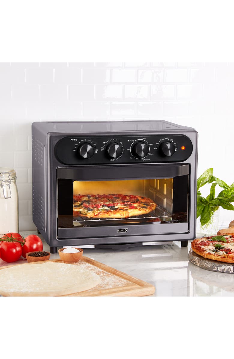 Dash Chef Series Air Fryer Oven with Rotisserie, Alternate, color, Graphite