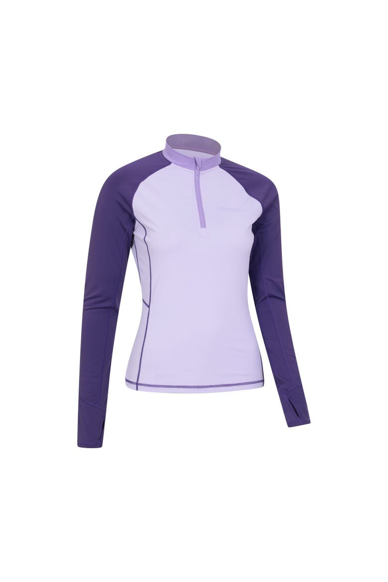 Helston Long-Sleeved Rash Guard, Alternate, color, Purple