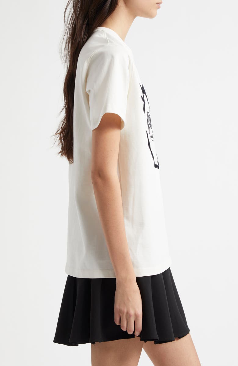 Ganni Logo Graphic Organic Cotton T-Shirt, Alternate, color,