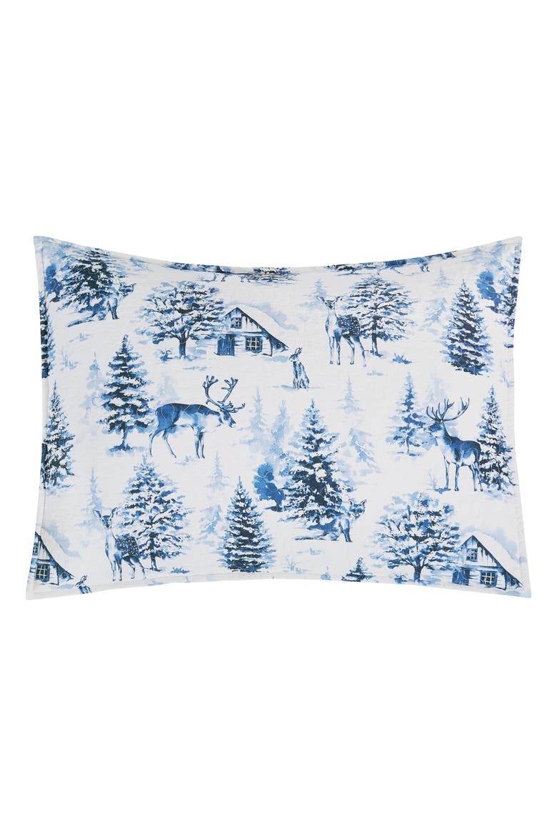 Frasier Cotton Quilt Set  - Reversible and Machine Washable, Alternate, color, Blue
