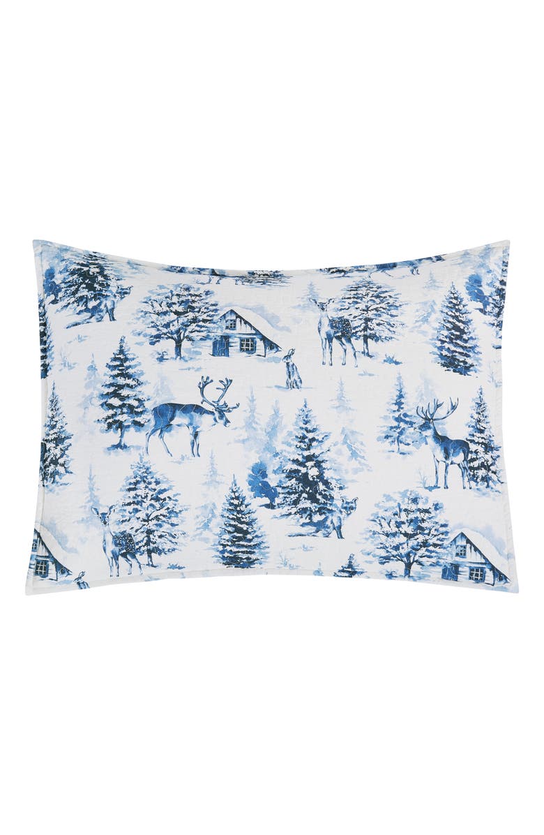 C&F Home Frasier Cotton Quilt Set  - Reversible and Machine Washable, Alternate, color, Blue