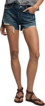 Lucky Brand High Waist Denim Mom Shorts