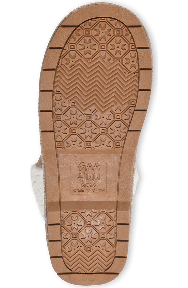 GAAHUU Buckled Faux Shearling Lined Water Resistant Boot, Alternate, color,