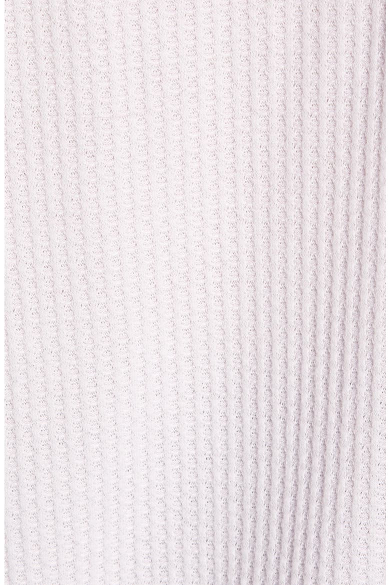 Shoulder Slit Thermal Knit Top (Nordstrom Exclusive), Alternate, color, SHEER LILAC