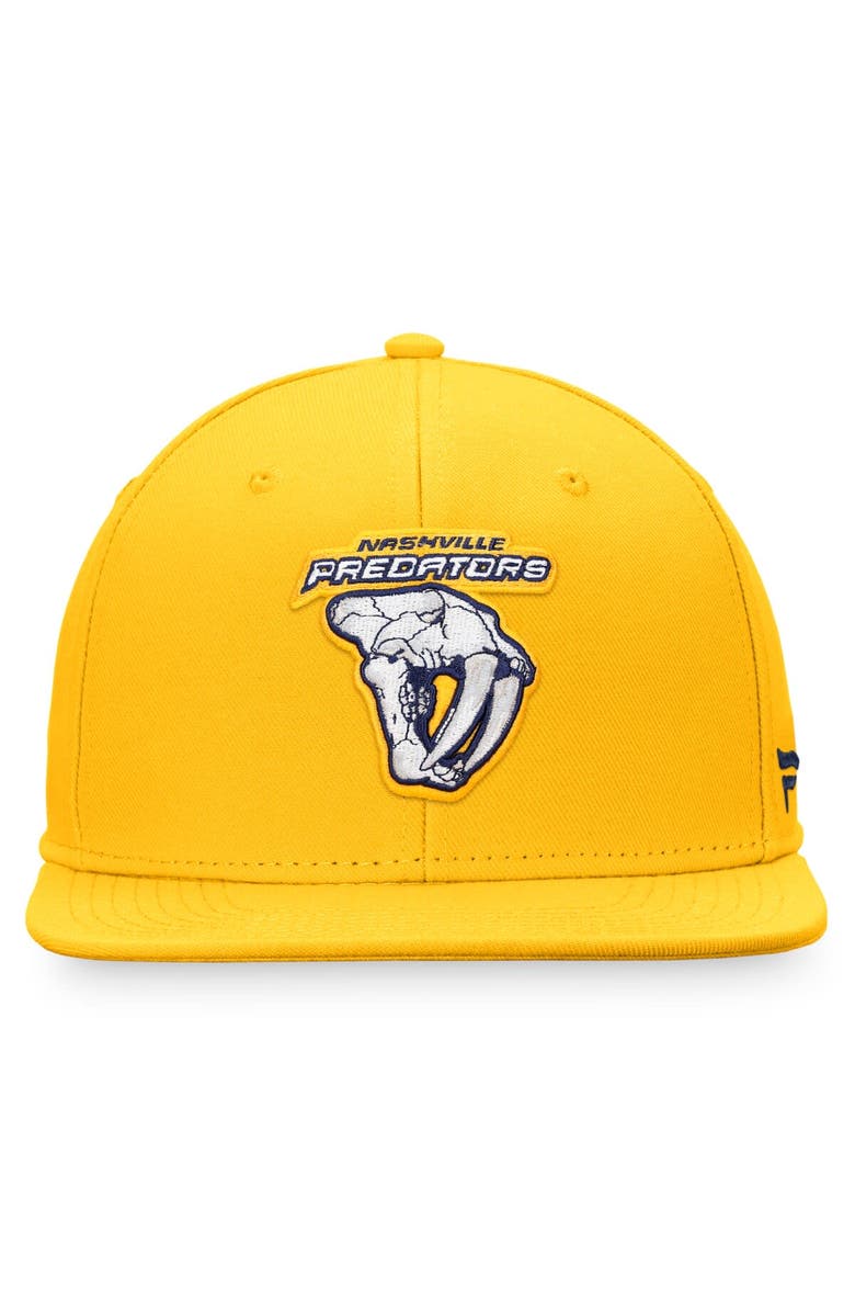 FANATICS Men's Fanatics Branded Gold Nashville Predators Special Edition Fitted Hat, Alternate, color, 
