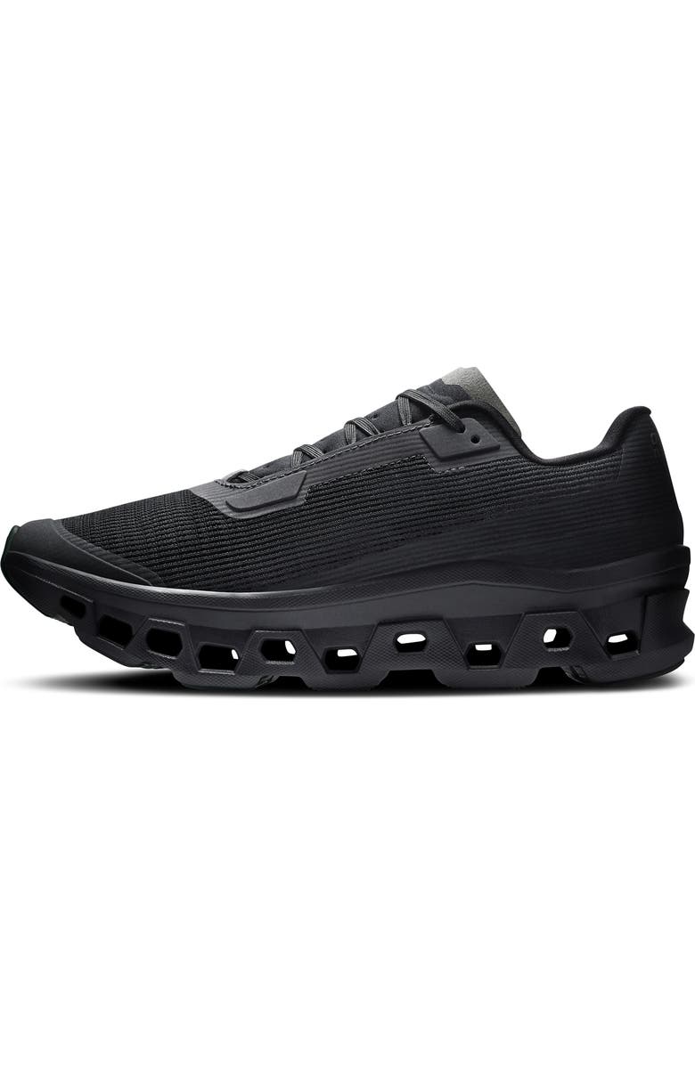 On Cloudmonster Void Sneaker, Alternate, color, Black/ Black