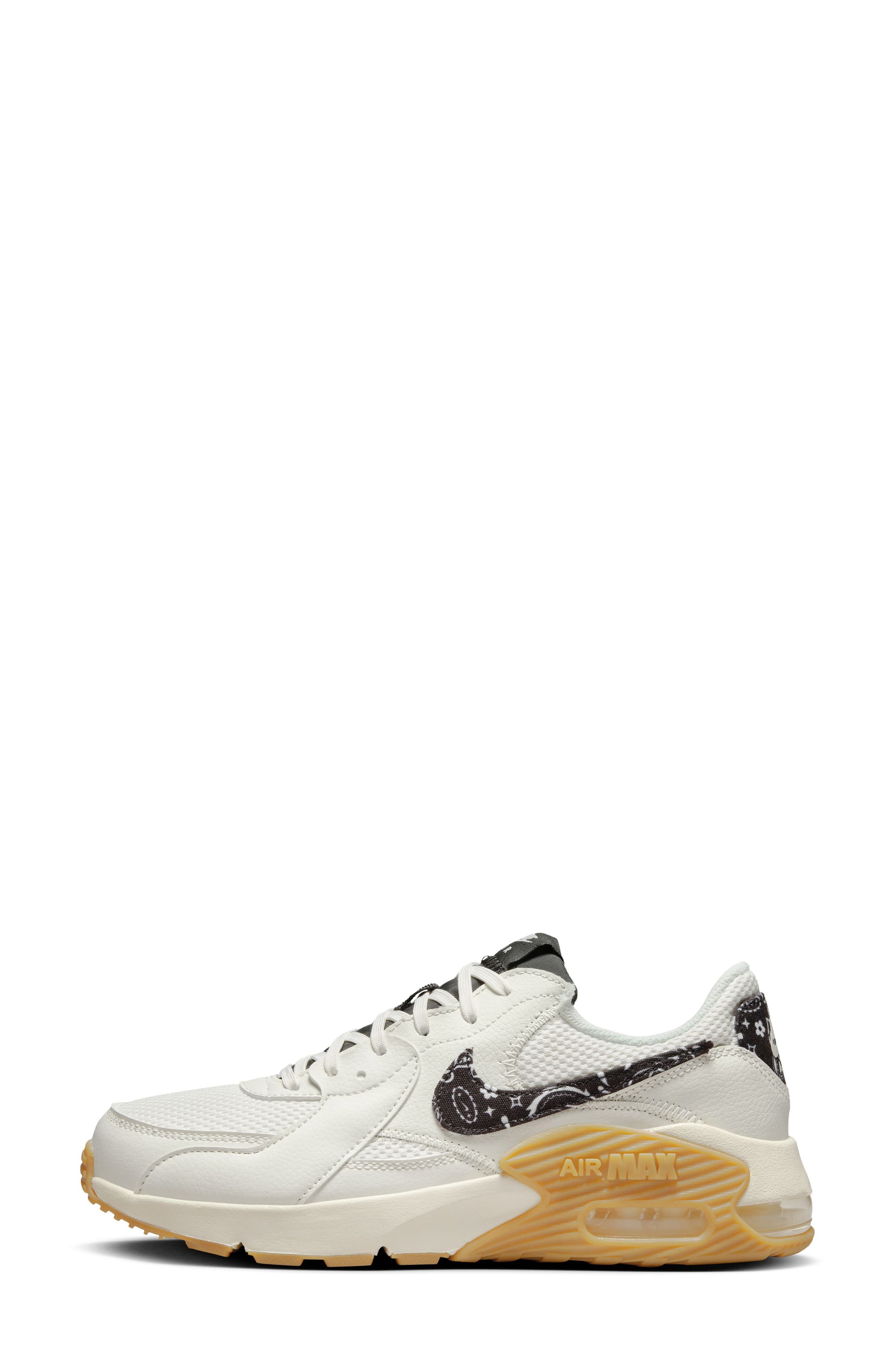 Nike Air Max Excee Sneaker, Alternate, color, Sail/ Black-Sail-Sail