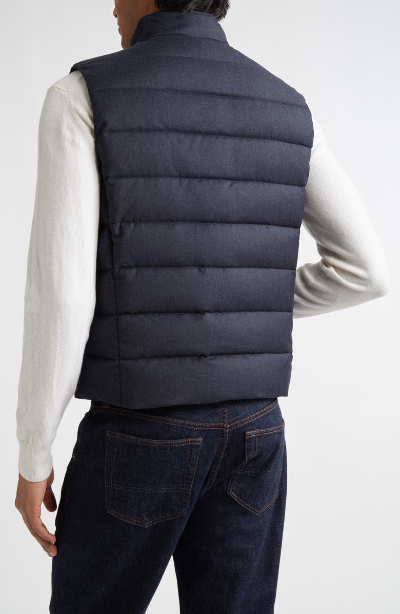 MooRER Oliver Quilted Down Vest, Alternate, color, Blue Grey