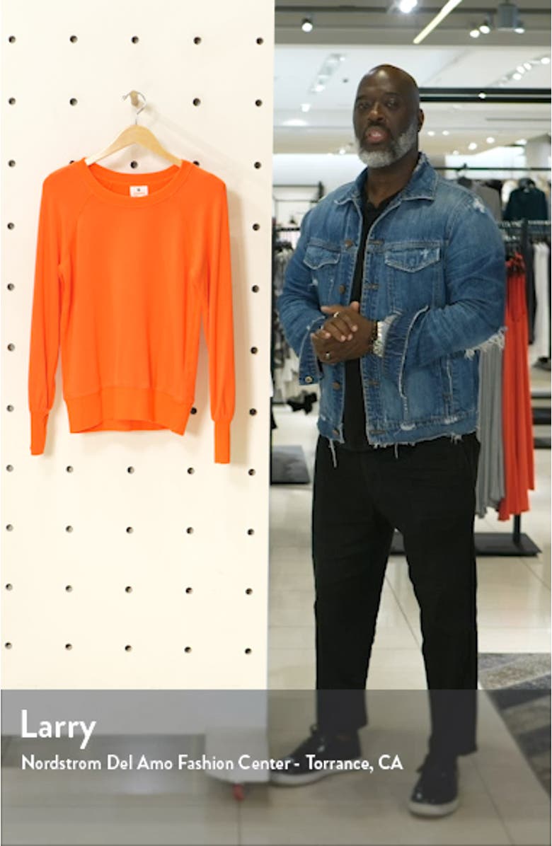 Puff Sleeve Sweatshirt, sales video thumbnail